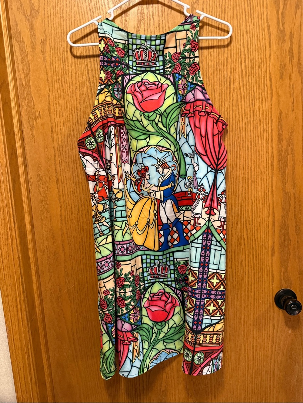 Disney Beauty and the Beast Stained Glass Dress XL - Picture 4 of 4